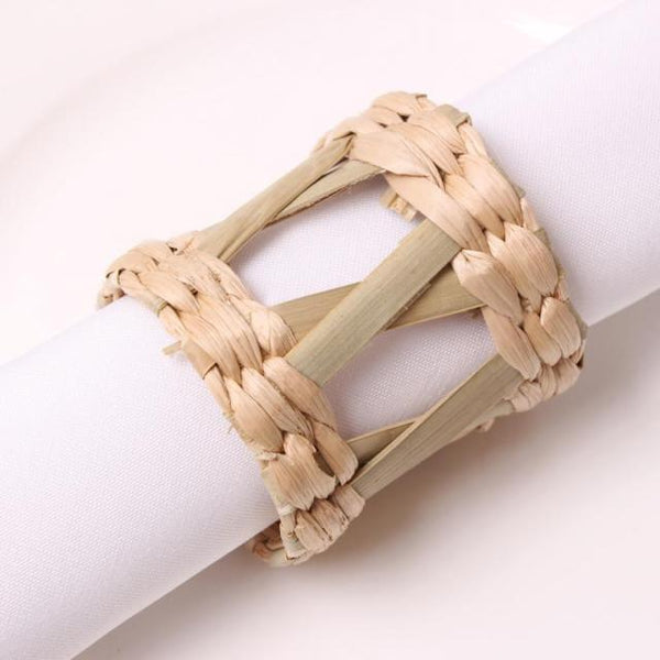 Boho Chic Napkin Rings - 12pcs