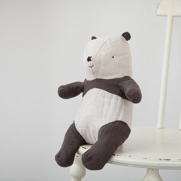 Medium 12" Stuffed Panda Mom  - Rustic Edge