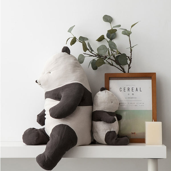 Medium 12" Stuffed Panda Mom - Rustic Edge