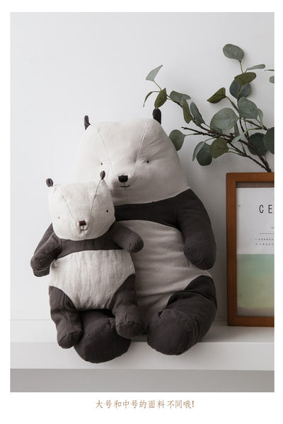 Medium 12" Stuffed Panda Mom - Rustic Edge