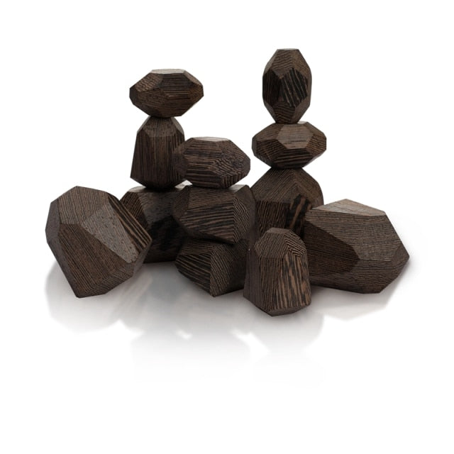 Stacked Balancing Stones - Rustic Edge