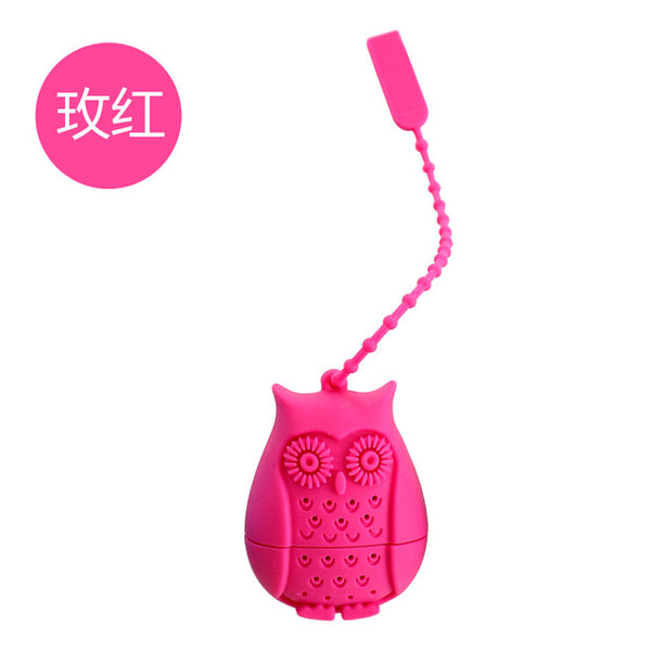 Owl Tea Bags Strainers Silicone Filter Infuser