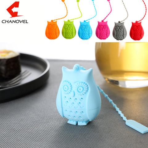 Owl Tea Bags Strainers Silicone Filter Infuser