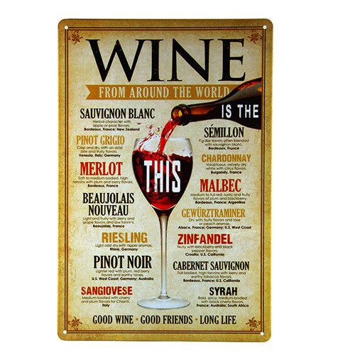 Vintage Tin Metal Signs