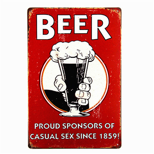 Vintage Tin Metal Signs
