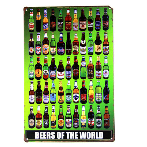 Vintage Tin Metal Signs