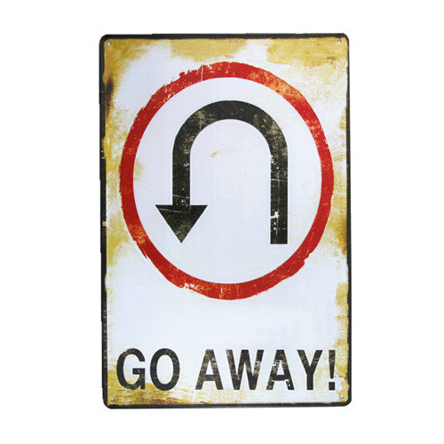 Vintage Tin Metal Signs