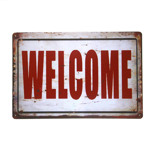 Vintage Tin Metal Signs