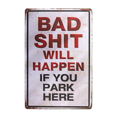 Vintage Tin Metal Signs