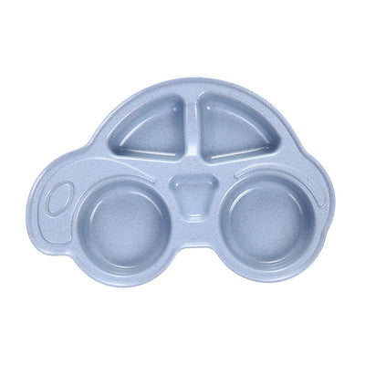 1pc Kids Car Plate Snacks Dishes - Rustic Edge