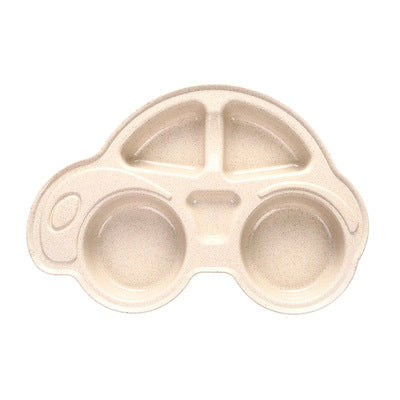 1pc Kids Car Plate Snacks Dishes - Rustic Edge
