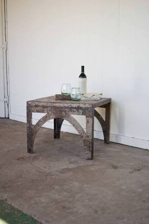 Kalalou Rustic Recycled Iron Coffee/Side Table  NGN1185