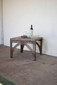 Kalalou Rustic Recycled Iron Coffee/Side Table  NGN1185