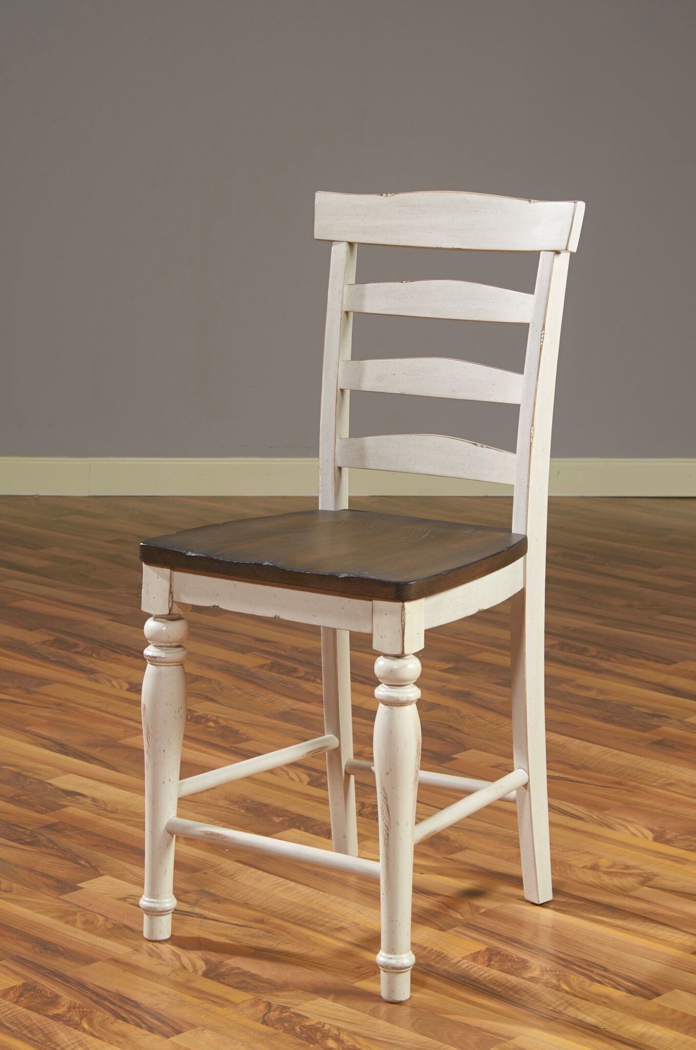 Sunny Designs 1432FC-24W Bourbon County Ladderback 43" Stool